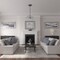 Ekena Millwork Berkshire Ceiling Medallion (Canopies up to 7"), 15 3/4"OD x 3 7/8"ID x 3/4"P, Witch Hazel Crackle CM15BEWHC - alternate 3